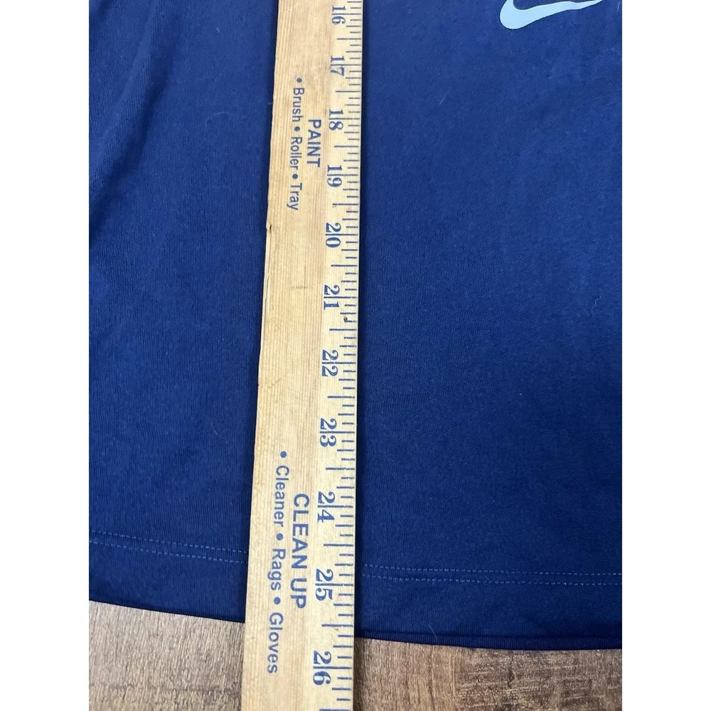 Nike Dri Fit Women's Blue Tank Top Sleeveless The Gym Is My Happy Place Size XS